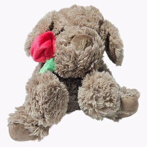 Russell Stovers Coco the Love Pup 10 inch Valentines Day Plush Puppy Dog Rose